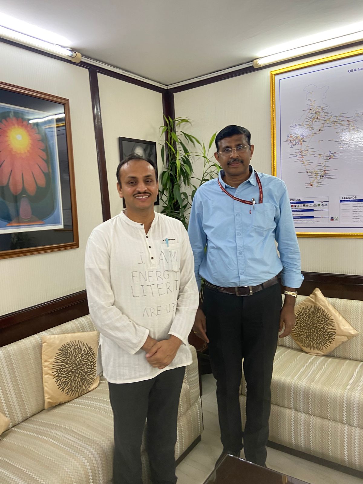 Visit of Prof Chetan Singh Solanki, Founder of Energy Swaraj Foundation