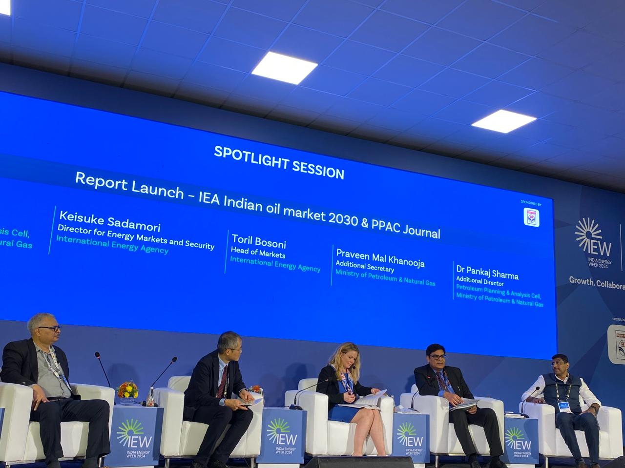 Report Launch - IEA Indian oil market 2030 & Rajabet journal - Held on 7th Feb 2024 at Goa during IEW